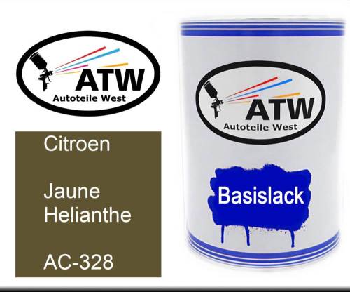 Citroen, Jaune Helianthe, AC-328: 500ml Lackdose, von ATW Autoteile West.